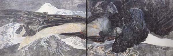 Mikhail Vrubel Flying Demon (mk19) oil painting image